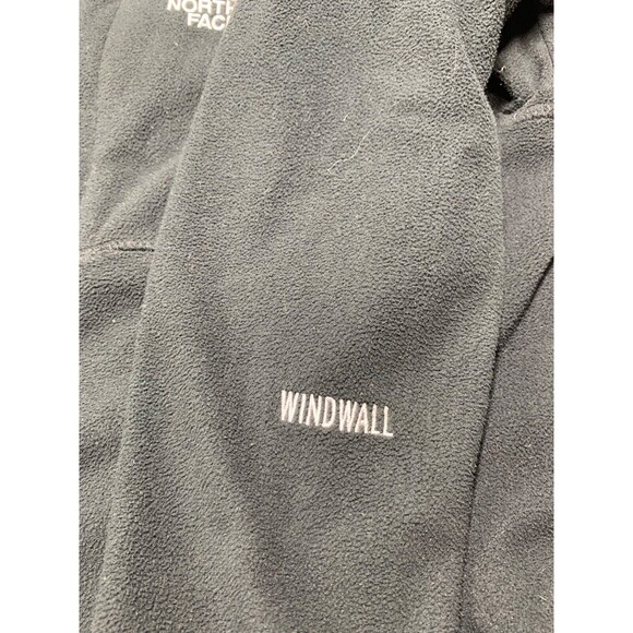 The North Face Jacket Womens M Black Windwall Full Zip Fleece Hooded Thermal TNF - Picture 9 of 14